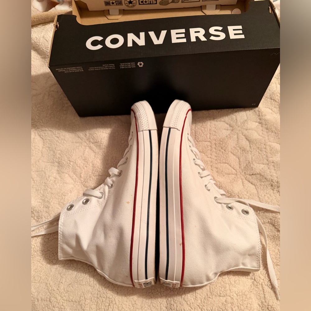 Converse Optical White All Star High-Tops - Picture 4 of 12